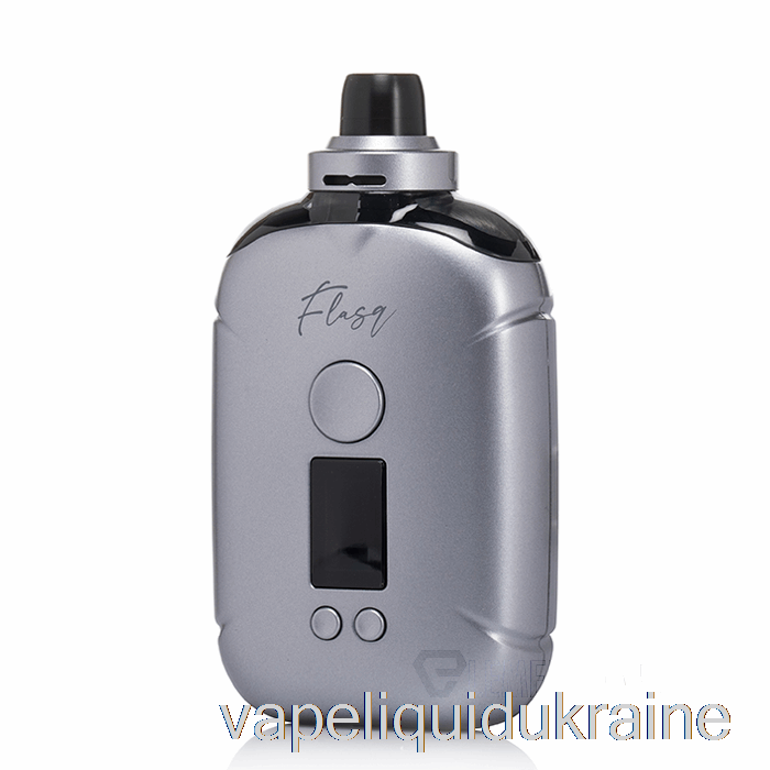 Vape Liquid Ukraine Eleaf FlasQ 40W Pod Mod Kit Silver